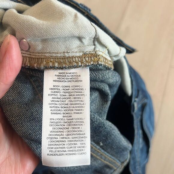 Lauren Ralph Lauren Petite Patchwork Mid-Rise Jeans size 8 - Picture 9 of 10